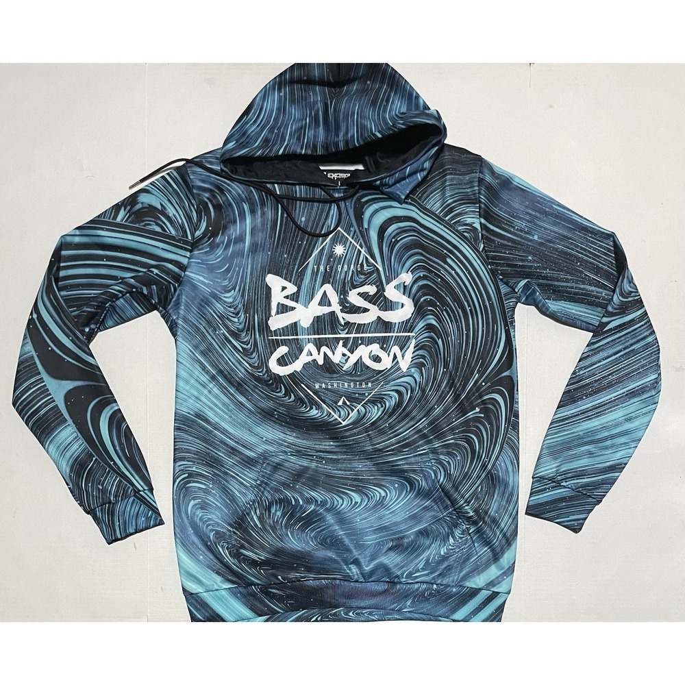 Excision Bass Warp Dye Sub Large Hoodie Bass Canyon August 2021 Music Festival